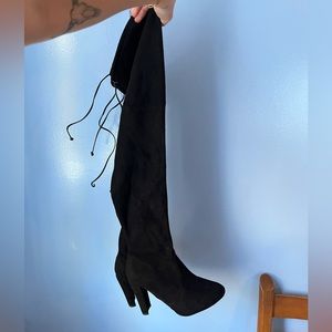 charlotte russe over the knee heeled boots